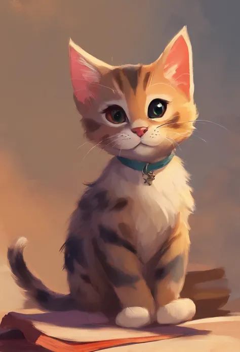 Create a Disney-Pixar-style character in Book Workshop with the following characteristics:: Tabby kittens and brindle kittens