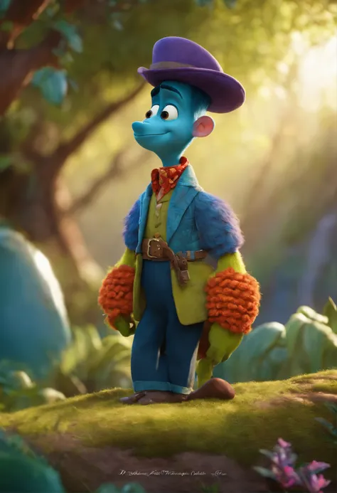 Criar um personagem no estilo pixar dentro de um jaleco. personagem loira