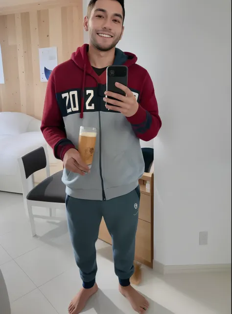 Homem com capuz vermelho segurando uma garrafa de cerveja, 2 3 anos, 2 2 anos, 21 anos, imagem de corpo inteiro, usando um capuz, 2 4 anos, usando capuz, corpo inteiro!!, imagem de qualidade muito baixa, vestindo um pescador 🧥, 2 7 anos, wearing a hoodie a...