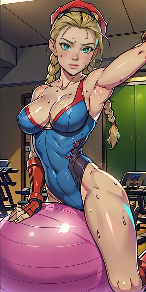 Hyper realistic super detailed sexy Cammy White , Very detailed, expressions faciales sexy, seductive facial expressions, [:(Face detail: 1.4): 0.4], 16K resolution, 4k resolution, dinamic lighting, High definition resolution, (hyper realistic: 1.4),(contr...