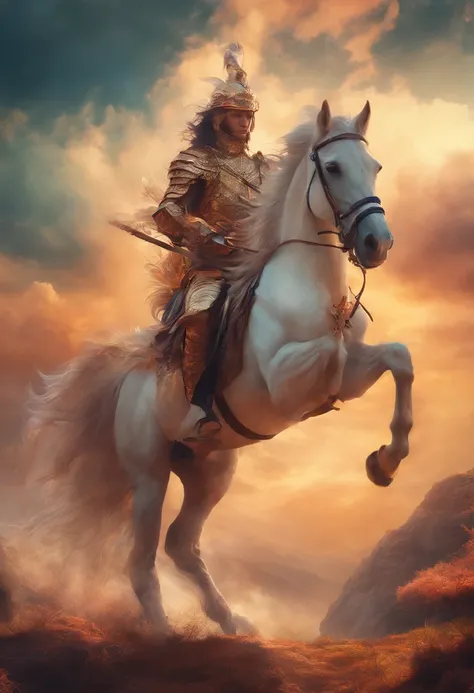 St. George on horseback, Orixá ogum，8K Wind Resolution，renderizador OC，