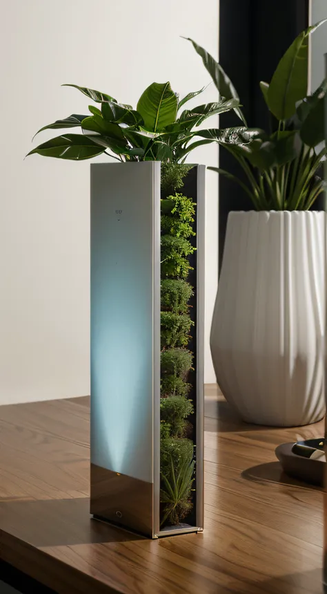 The 3D model of the vase embodies a futuristic and contemporary design. Made from advanced and sustainable materials, redefine o conceito convencional de um vaso. Its structure features an elegant cylindrical shape, Characterized by a seamless and minimali...