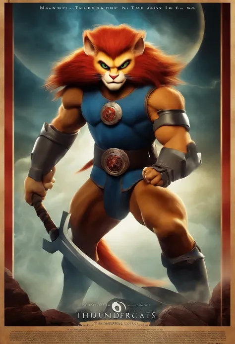 ThunderCats filme estilo filmes Pixar, Com nome "Immortal", poster, with credits