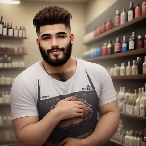 Minha foto como dono de barbearia