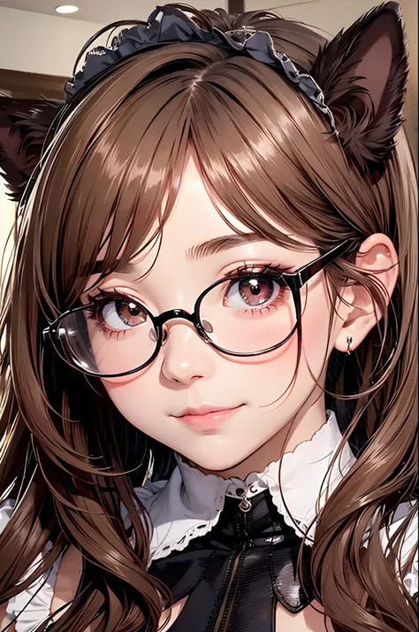 16K Ultra High Definition
Super Detailed
Masterpiece Full Color
Glossy and detailed hair
Beautiful human woman with long brown hair、There are no human ears
Super Big Beautiful、Maid Outfit
Dog Ears
Glossy skin
Red cheeks
Moist eyes and an embarrassed expres...