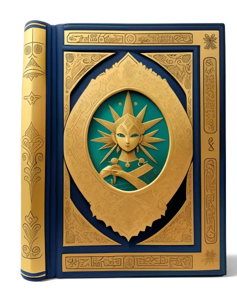 This book is a treasure trove of ancient wisdom and secrets.

Green cover with mythical engravings.
Parchment pages with golden borders.
Colorful illustrations of Nameks history 
Binding with gold stitching and gemstone clasp.
Imposing dimensions of approx...