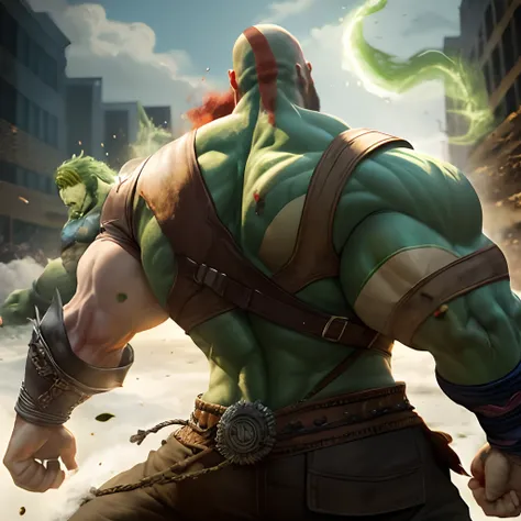 Kratos vs hulk