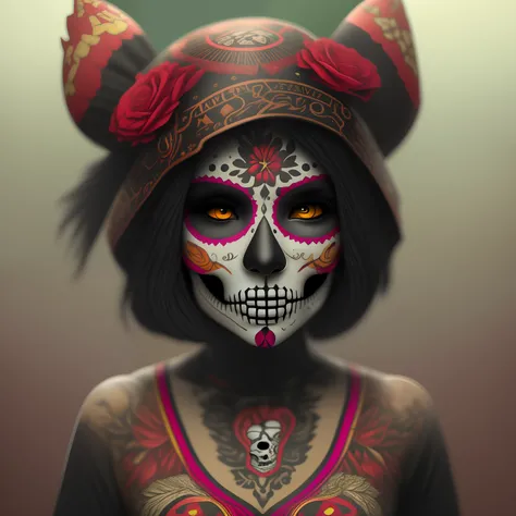 calavera realista 8k --auto --s2