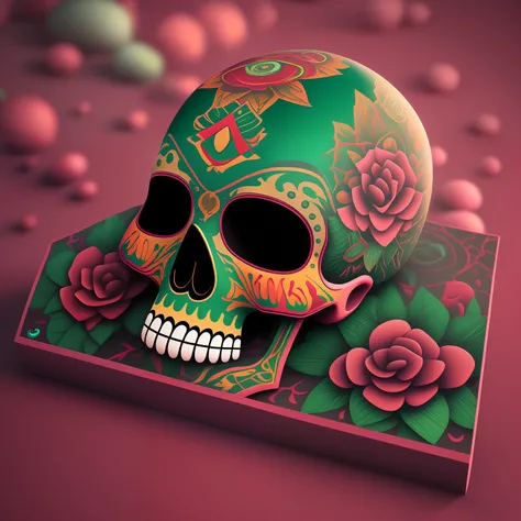 calavera realista 8k --auto --s2