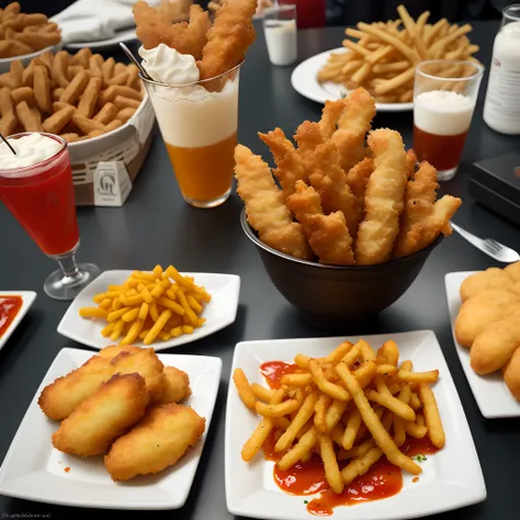 french fried　deep-fried food