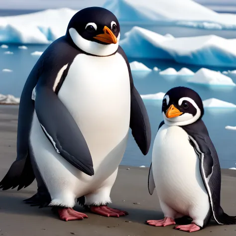 Antarctica Penguin Cool Cute 3 Animals