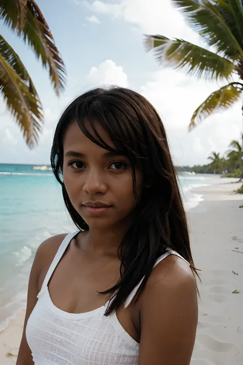 a girl from (Bahamas), portrait