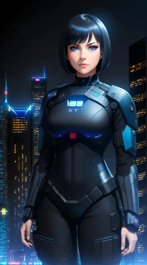 Science Fiction,Sci-Fi,Sci-Fi Movies,Foundation Movie References,Stories about Rebellion,Anti-Government Groups,25-Year-Old Woman, Full Body, Adult,Dark Blue Water-Colored Eyes,Black Bob Short Hair,lace underwear,Serious Face,Realistic Face Resolution,Real...