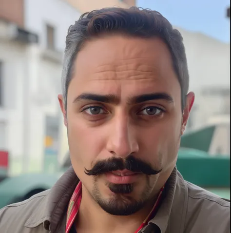 Homem com bigode e barba usando uma jaqueta marrom, Aykut Aydogdu, Aykut Aydogdu Zener, taken in the early 2020s, Ahmad Merheb, Sayem Reza, Emad Mostaque, Farid Ghanbari, foto de perfil headshot, riccardo federici, Condutor de Ene, Jamel Shabbaz