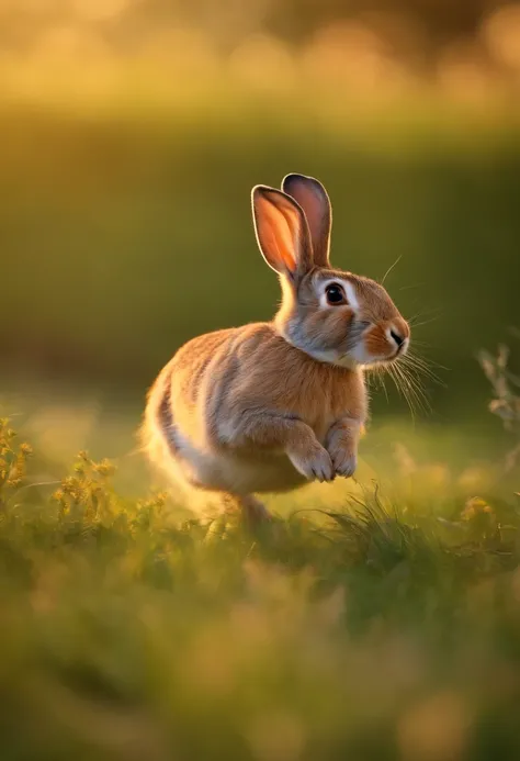 Jumping rabbit