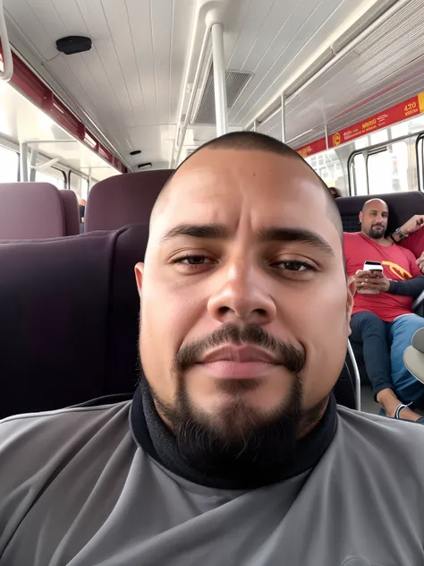 Theres a man sitting on a bus with a cell phone in his hand, Homem de 4 0 anos, 38 anos, 3 6 anos, 3 2 anos, (38 anos), juan diaz canales, Homens de 45 anos, 3 2 - ano - homem de idade, cerca de 3 5 anos, Eloy Morales, andres rios