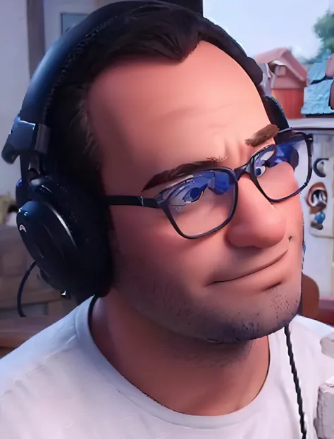 Um homem estilo disney pixar, alta qualidade, melhor qualidade