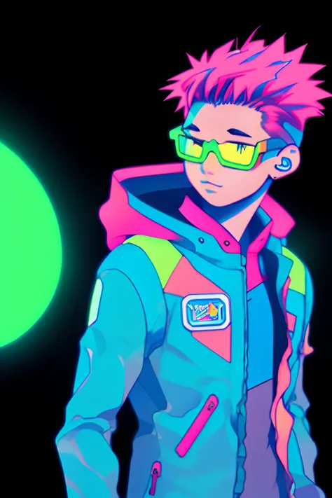 masterpiece, best quality, high quality, high definition, high quality, anime boy high school student, dressed in an astronaut s...