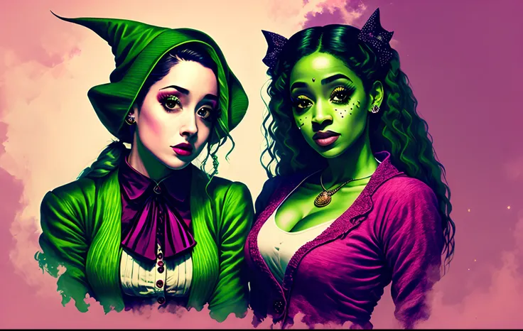 Cardi B and Elphaba orion Doherty