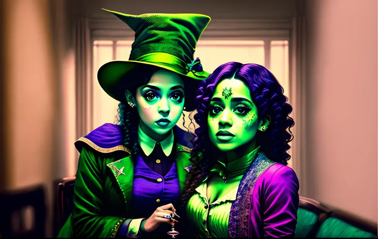 Cardi B and Elphaba orion Doherty