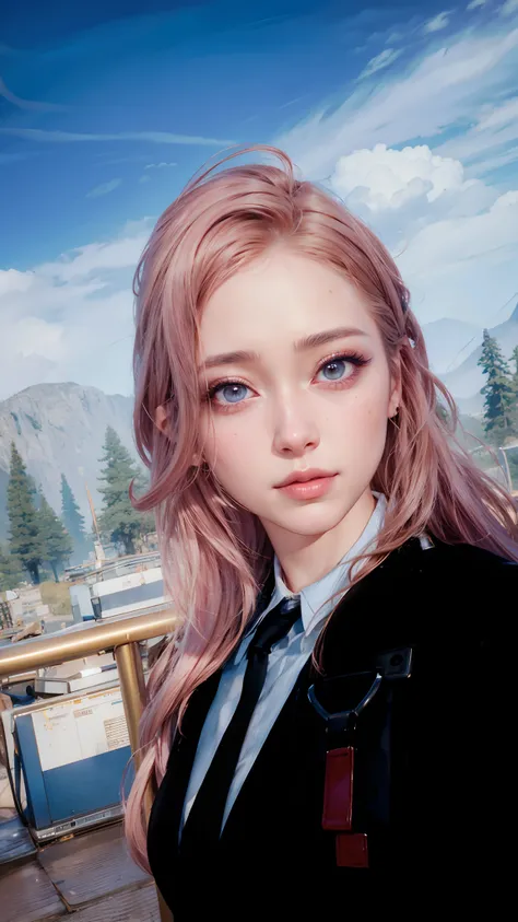 1girl, medium shot of two characters, beautiful screenshot, with fully detailed faces, ayami kojima and lyde caldwell, uhd realistic faces, realistic artstyle, unreal engine : : rave makeup, in game, realism artstyle, realistic boy face, realistic female f...