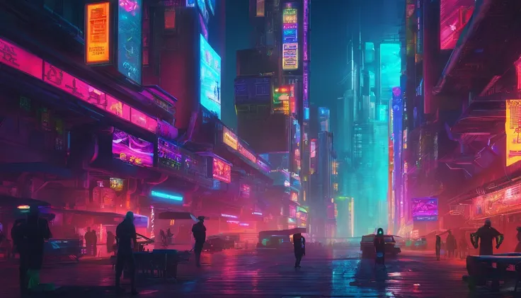 Cyberpunk-city