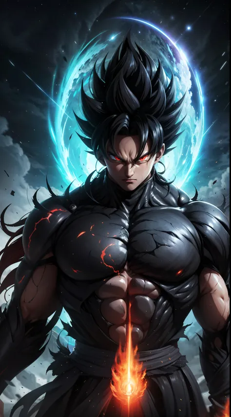 Get ready for a visual feast with the Black Demon God, a being with a handsome face and piercing red eyes. In his transformed state, he radiates extreme instinct and power, making for an epic anime about this energy man. Watch as he controls fire and lava ...