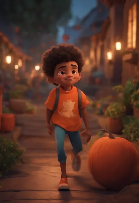 Image of a boy for a story in a YouTube video in Pixar format, Hes the little allabester, Hes the class leader, Hes outgoing, Playful and gets up for a lot of things