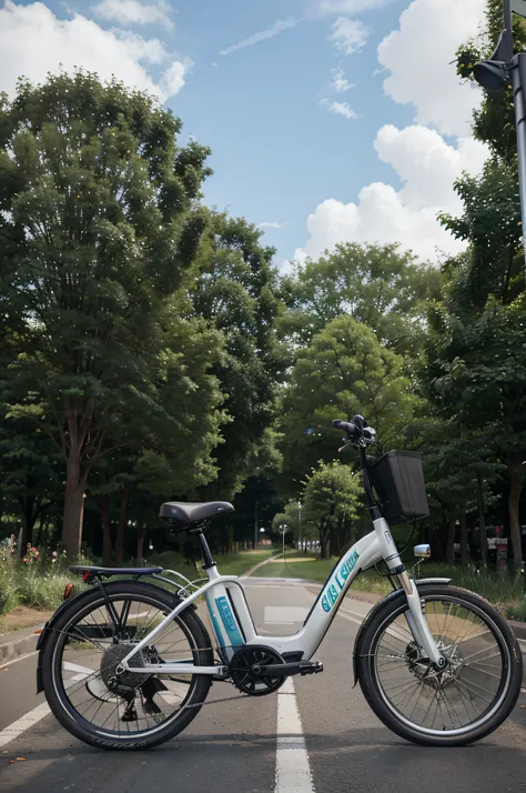 Sustainable transportation such as electric bicycles, electric cars, and public transport.