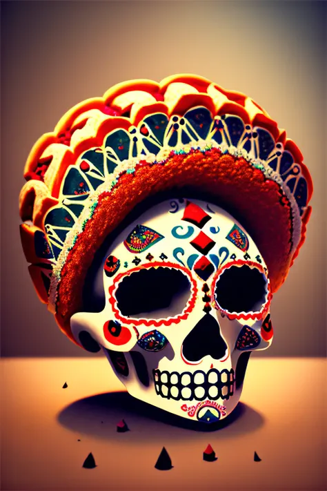 in bread style "The Day of the Dead" (The Day of the Dead