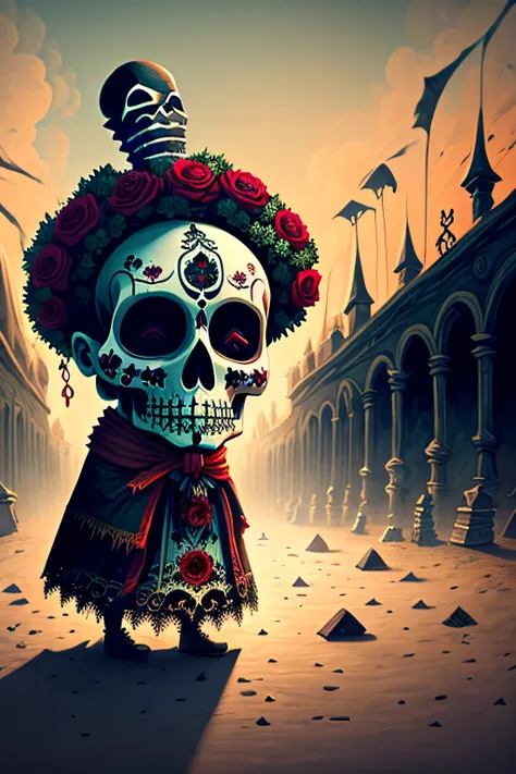 "The Day of the Dead" avec du sang, de lhorreur