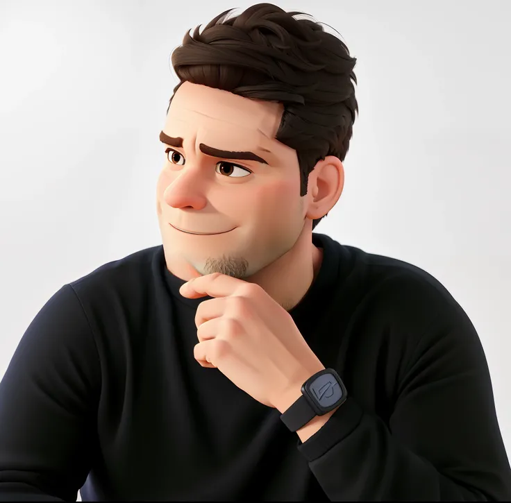 Um homem estilo disney pixar, alta qualidade, melhor qualidade