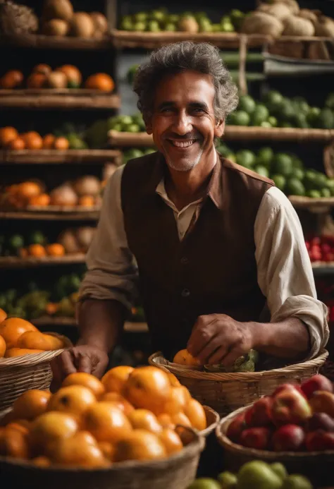 Foto fotorrealista da jovem homem do gengibre perguntando no mercado velho i Tailand, sorriso suave, Arte por Midjorney, Luminismo, Sombra intrincada final - contraste de luz, Obra-prima premiada do IPA, artistic lens, Cores quentes, arte por Tim Burton