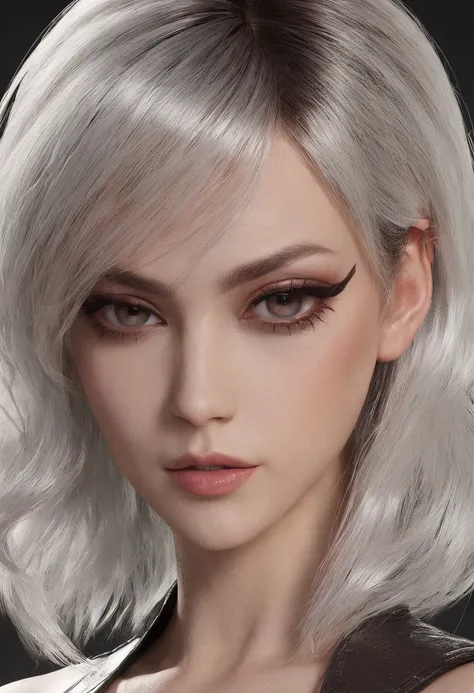 Cirilla Fiona Elen Riannon，A mais alta qualidade de imagem，Detalhes marcantes，ultrahigh-resolution，（Fidelidade：1.4）, Privilegie os detalhes，clivagem em close-up，Amanhecer，neve，inverno，Espada Wizard，Ele tem um rosto delicado e bonito，Armadura oni japonesa v...