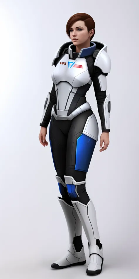 mass effect armor, white background