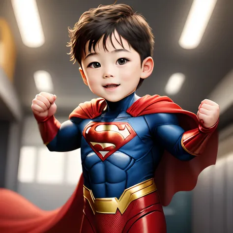 Superhero 4 Year Old Boy