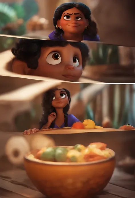 Criar um personagem de ondonto no estilo pixar dentro de um jaleco. personagem morena olho castanho e sombrancelha preto