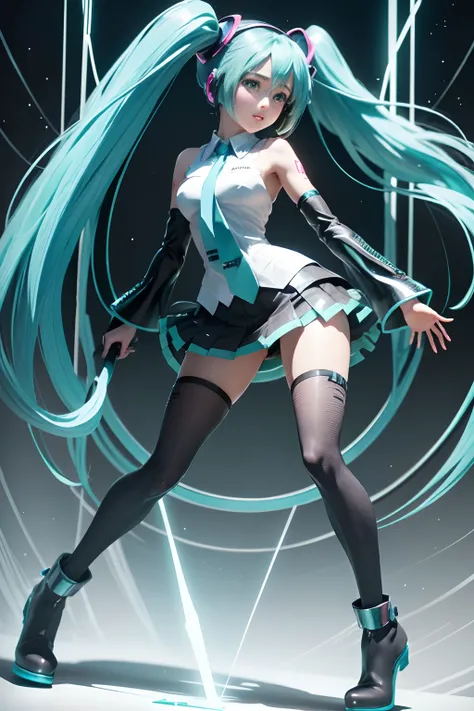 Hatsune Miku disfrazada de dark magician gils.