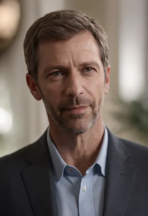 um homem, master part, extremamente detalhado, melhor qualidade, Com trajes terno preto, extremamente detalhado, como Dr. Gregory House. (8k, qualidade superior, melhor qualidade, obra-prima, altamente detalhado: 1.2), (de meio corpo:1.3)