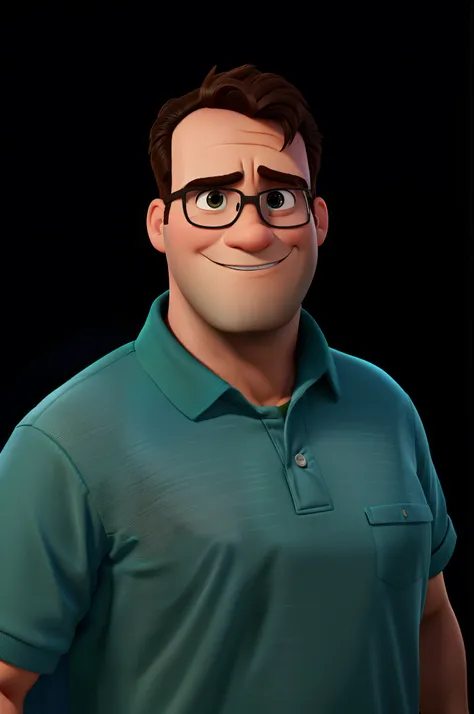 homem no estilo Disney Pixar, alta qualidade, melhor qualidade