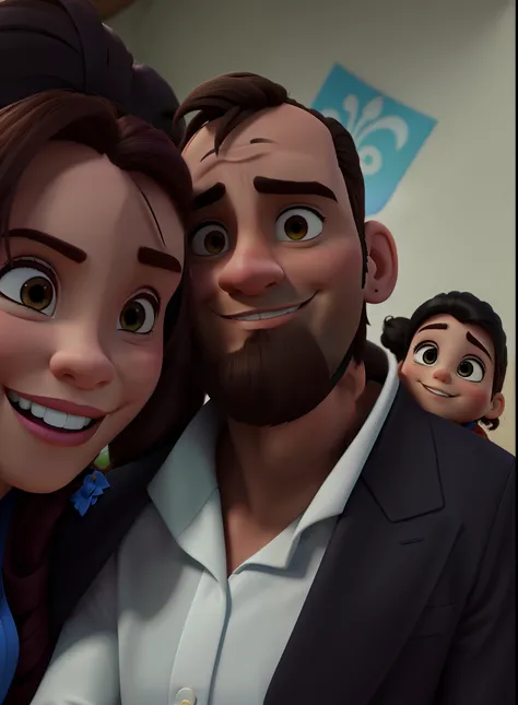 CASAL FELIZ ESTILO DISNEY PIXAR. ALTA QUALIDADE MELHOR QUALIDADE