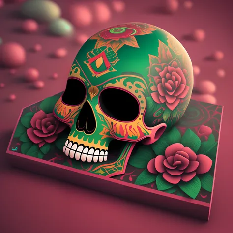 calavera realista 8k --auto --s2