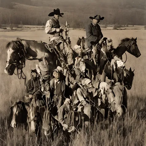 edgy western bluecollar cowboy album cover