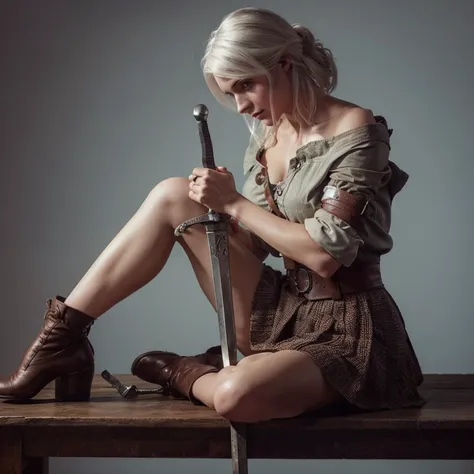 ciri, rosto delicado, mulher linda