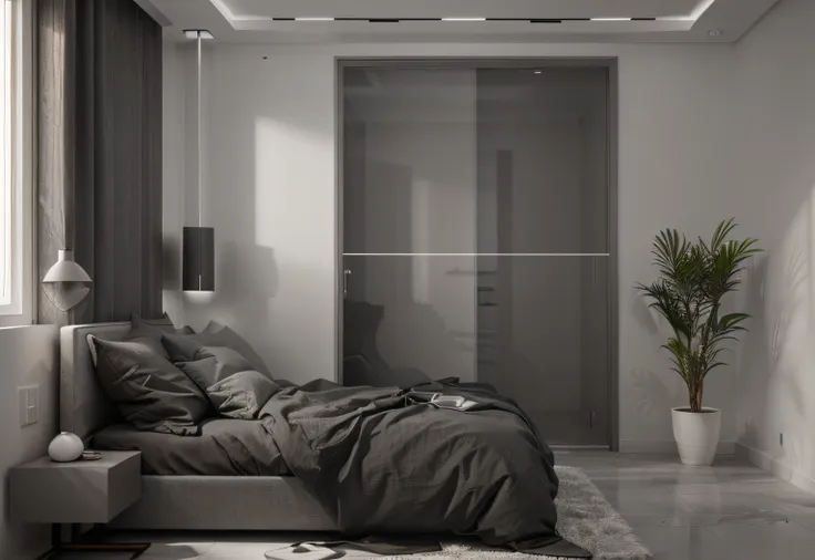 Minimalist Interior Style in Gray Color Palette