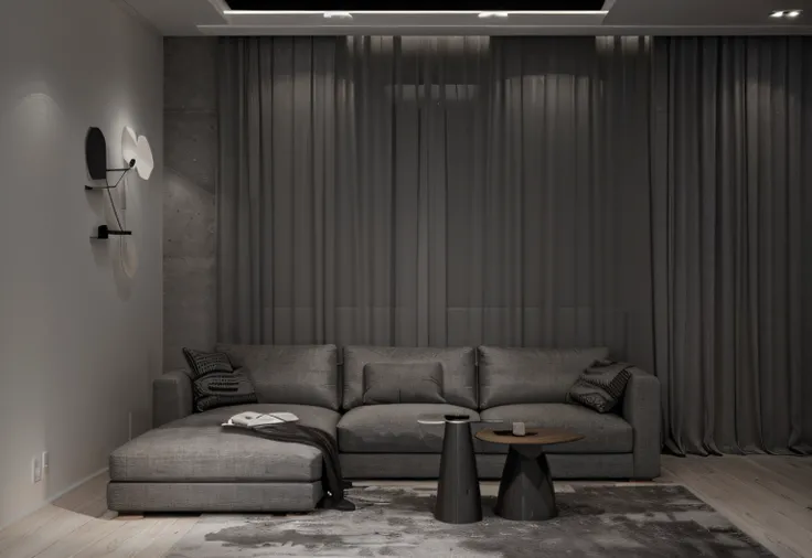 Minimalist Interior Style in Gray Color Palette