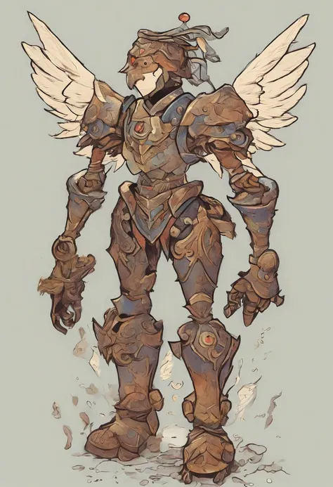 Combat robot with angel motif