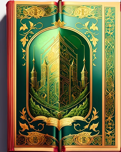 The sacred book of the legends of the great patriarch has a green cover with mythical engravings, Parchment pages with golden borders, Full-color illustrations that chronicle the history of the Namekians and a quality binding with gold stitching. Its dimen...