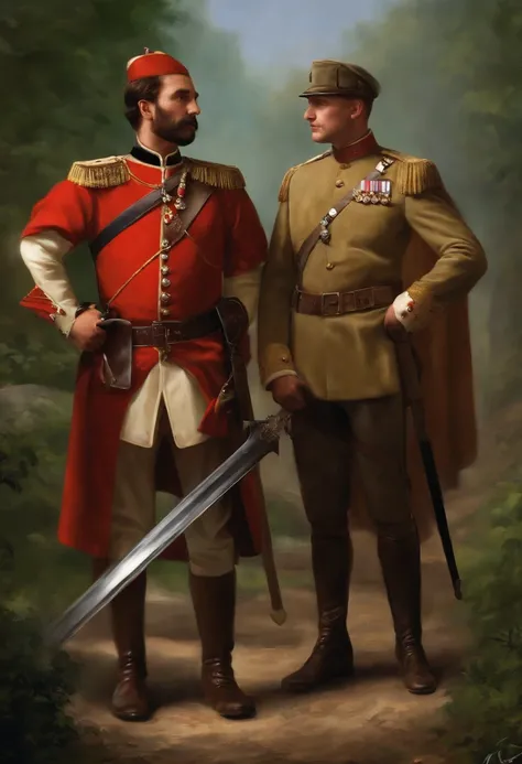 A king and a soldier