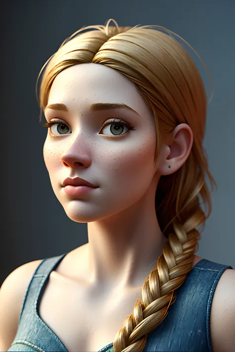 (pixarstyle:1.25) a waist-length portrait of a Athena, blond, 1girl, natural skin texture, 4k textures, hdr, intricate, highly detailed, sharp focus, cinematic look, hyperdetailed